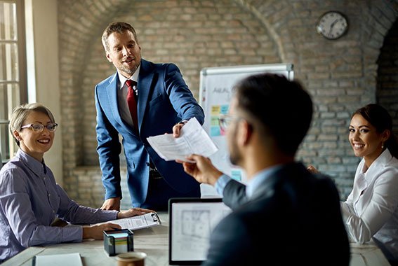 Accountancy team meeting